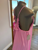 Vestido longo plissado